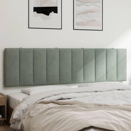 vidaXL Hoofdbordkussen 180 cm fluweel lichtgrijs, Huis en Inrichting, Slaapkamer | Bedden, Nieuw, Verzenden