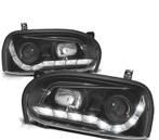 PHARES VW GOLF 3 91-97 LED DAYLIGHT NOIR, Autos : Pièces & Accessoires, Verzenden