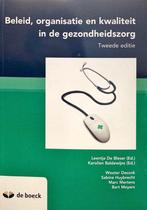 Beleid, organisatie en kwaliteit in de gezondheidszorg, Leentje de Bleser, Sabine Huybrecht, Verzenden