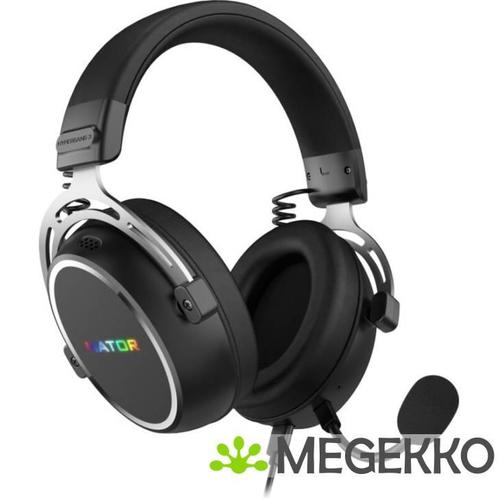 HATOR Hypergang 3 USB Hi-Res RGB Gaming Headset Zwart, Computers en Software, Overige Computers en Software, Nieuw, Verzenden