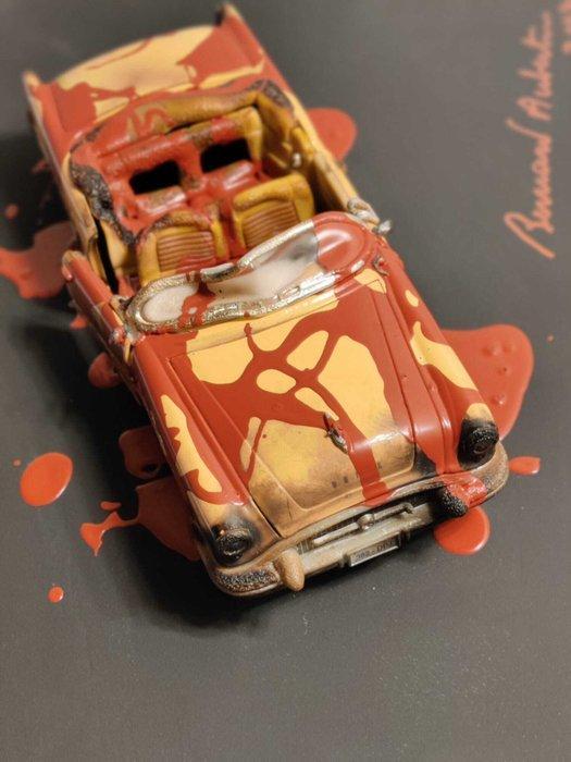 Bernard Aubertin (1934-2015) - Voiture Brulée, Antiquités & Art, Art | Peinture | Moderne