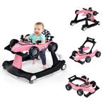 Loopstoel - Baby walker - Loopwagen - Opvouwbaar - Roze - CO, Verzenden