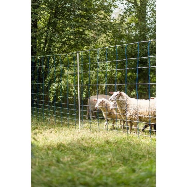 Ako titannet 145, blauw/wit 50 m, 145 cm, dubbele pen -, Dieren en Toebehoren, Stalling en Weidegang