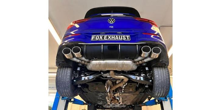 FOX VW Golf VIII R eindpijpen rechts/links - 2x115x85 type 3, Auto-onderdelen, Uitlaatsystemen, Nieuw, Verzenden