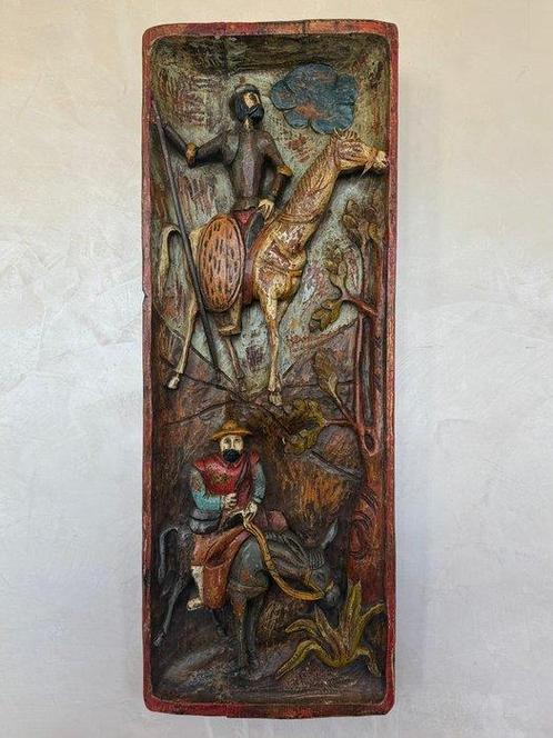 Wanddecoratie - Spaans volkskunst in hout – Don, Antiek en Kunst, Curiosa en Brocante