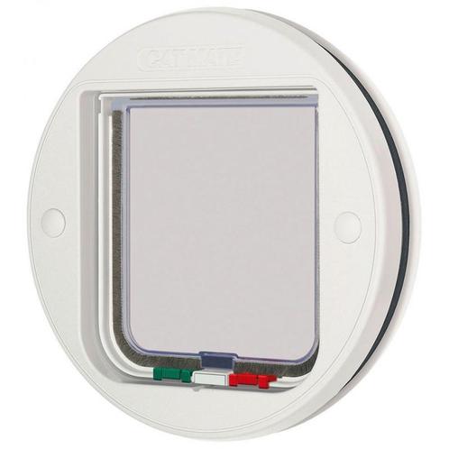 Cat mate 4-weg kattenluik voor ruiten, wit - kerbl, Dieren en Toebehoren, Katten-accessoires, Nieuw