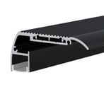 LED Profiel Trap Zwart – 27.3x63.5mm – 3 Meter – Aluminium, Huis en Inrichting, Lampen | Overige, Verzenden, Nieuw
