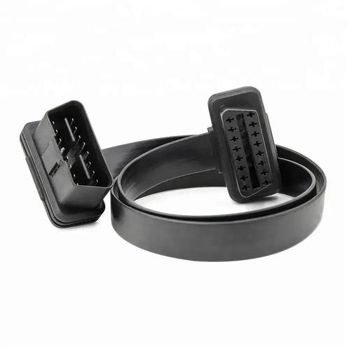Universele Full 16 Pins OBD2 Platte Verlengkabel 60 cm, Auto diversen, Autogereedschap, Verzenden