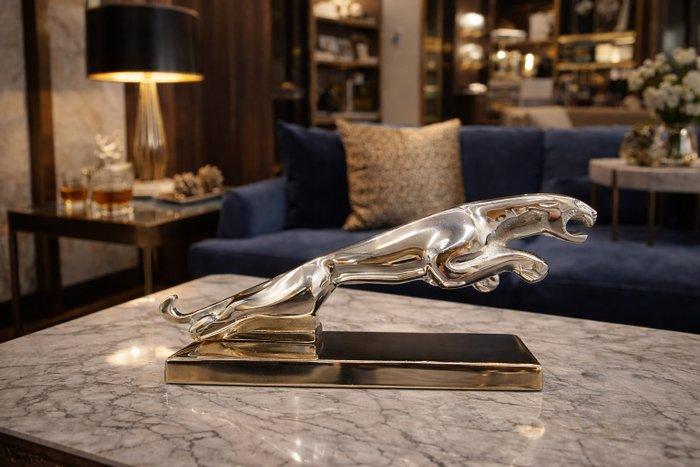 Beeld, Jaguar Car Logo 30cm - 12 cm - Metaal, Antiek en Kunst, Kunst | Designobjecten