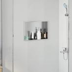 vidaXL Douche Niche Zilver 45 x 30 x 9,5 cm Roestvrij staal, Bricolage & Construction, Verzenden