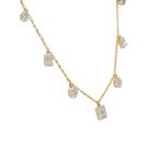 Halsketting - 14 karaat Geel goud - 1.07ct. tw. Diamant, Nieuw