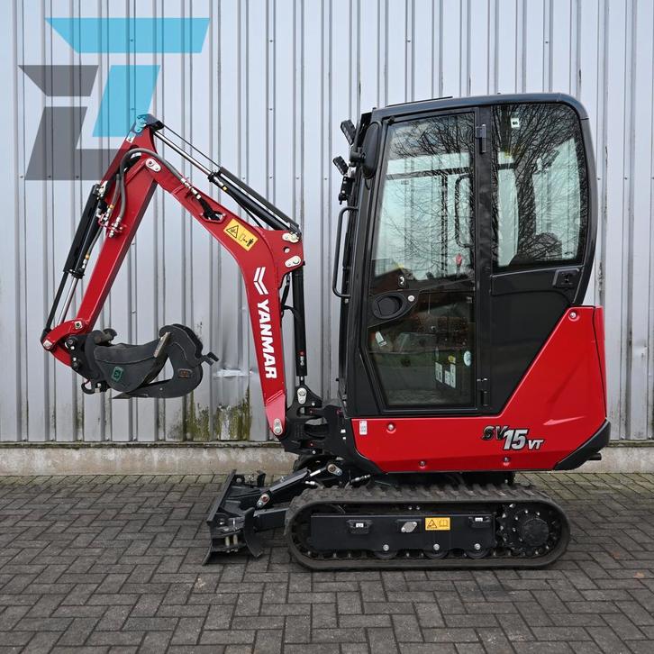 Yanmar SV15VT Minigraver met maar 16 bedrijfsuren!, Articles professionnels, Machines & Construction | Grues & Excavatrices