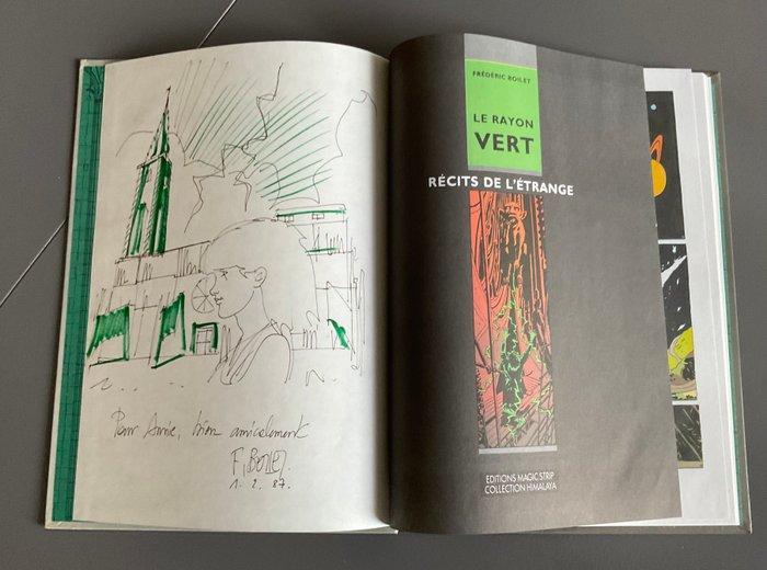 Le Rayon vert + dédicace - C - 1 Album - Eerste druk - 1986, Boeken, Stripverhalen