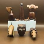 Senshukai  - Meuble-jouet 6 Vintage wooden animals Royal