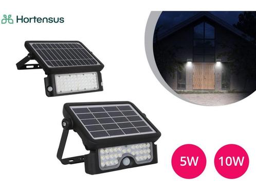 Hortensus - Ledlamp op zonne-energie van 5W of 10W met, Huis en Inrichting, Woonaccessoires | Overige, Nieuw, Verzenden