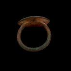 Middeleeuwen, kruisvaardersperiode Brons Ring Beschermend