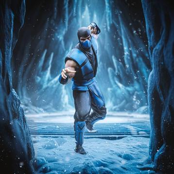 Mortal Kombat Art Scale Statue 1/10 Sub-Zero Ninjas Collecti, Ophalen of Verzenden