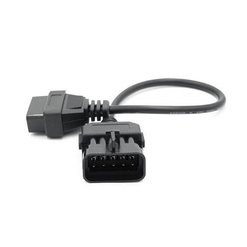 Opel 10 Pins OBD1 - 16 Pins OBD2 Verloopkabel Personenauto, Auto diversen, Autogereedschap, Nieuw, Verzenden