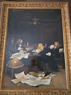 Scuola europea (XIX), monogrammato D.B. - Riunione di