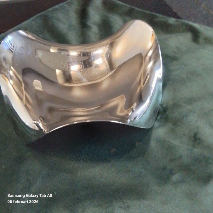 Georg Jensen - Schaal - Chroom - Georg Jensen Cobra schaal, Antiquités & Art, Curiosités & Brocante