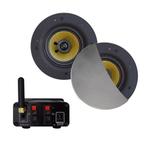 Bluetooth-Audio Versterker Aquasound Airplay + DLNA 30W, Ophalen of Verzenden, Nieuw, Chroom, Bad