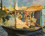 Édouard Manet (1832-1883), After - Monet peignant dans son, Antiek en Kunst, Kunst | Schilderijen | Klassiek