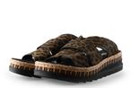 Rieker Muiltjes in maat 41 Panter | 5% extra korting, Kleding | Dames, Schoenen, Overige kleuren, Verzenden, Zo goed als nieuw