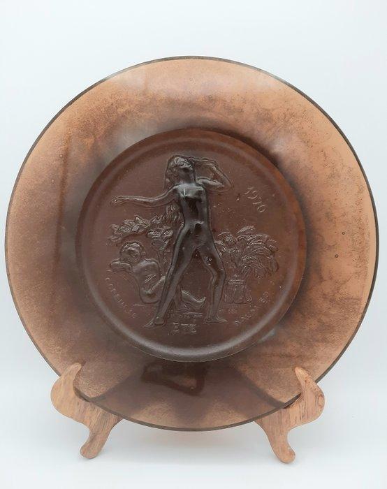 Daum - Corbin - Bord - été - glasmoes, Antiek en Kunst, Antiek | Glaswerk en Kristal