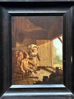 Hollandse school (XIX) - Schuur interieur