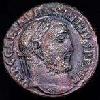 Empire romain. Maximinus II Daia. Follis Antioch mint,, Postzegels en Munten
