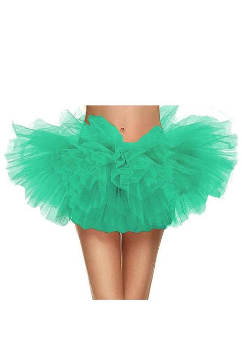 Korte Tutu Mintgroen Tule Rokje 116 122 128 134 140 146 152, Kinderen en Baby's, Carnavalskleding en Verkleedspullen, Meisje, Nieuw