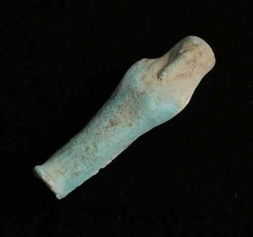 Oud-Egyptisch Faience Shabti - 58 mm  (Zonder Minimumprijs), Antiek en Kunst, Antiek | Overige Antiek