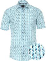 Overhemd Korte Mouw Auto Motief Blauw Heren Venti, Vêtements | Hommes, T-shirts, Verzenden