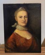 Europese school (XIX) - Portrait einer Dame, Antiek en Kunst