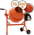 Timbertech Betonmixer 70L met elektrisch handwiel •, Doe-het-zelf en Bouw, Verzenden, Nieuw