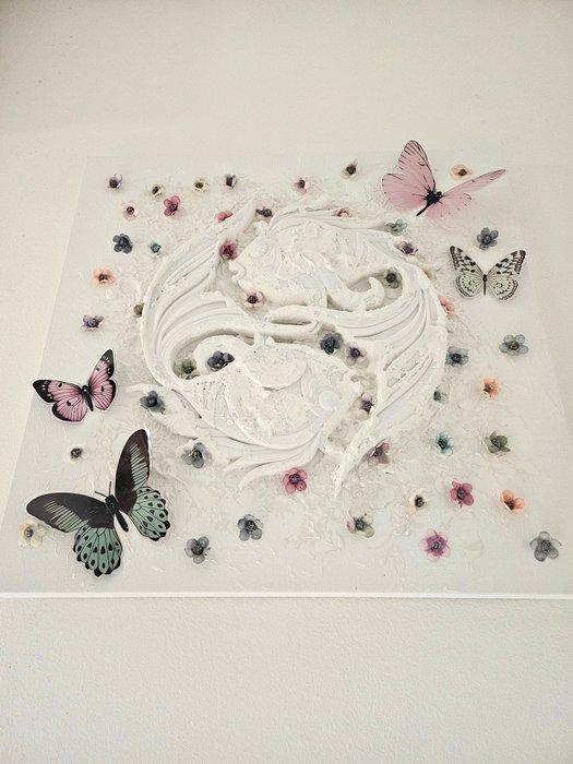 Munlu.art - Muntoni Luana - Yin Yang Fish, Antiek en Kunst, Kunst | Designobjecten