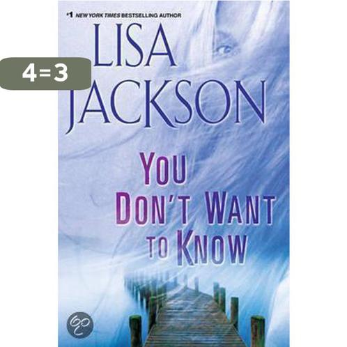 You Dont Want to Know 9780758258571 Lisa Jackson, Boeken, Overige Boeken, Gelezen, Verzenden