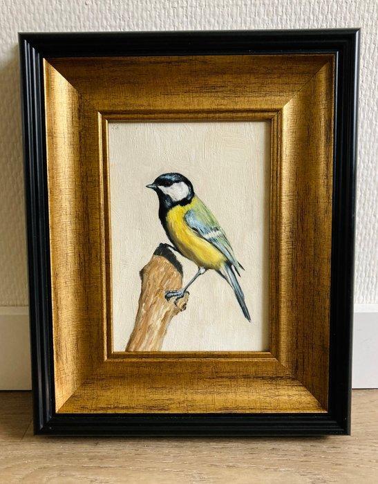 Laurens Groeneveld (1988) - Koolmees, Antiek en Kunst, Kunst | Schilderijen | Klassiek