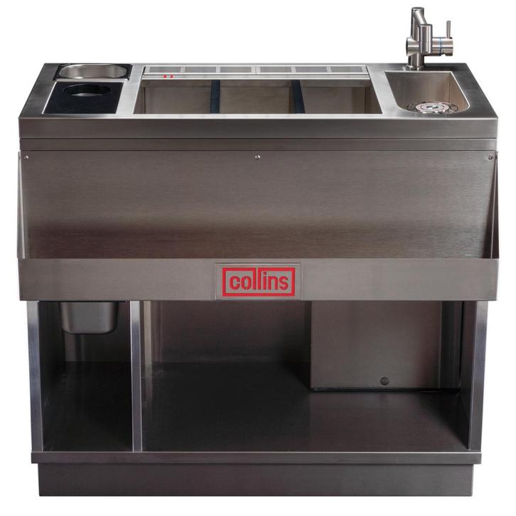 Bar-/Cocktailstation | RVS | MACH 1 | Onderbar | Spoelbak +, Zakelijke goederen, Horeca | Keukenapparatuur, Nieuw in verpakking