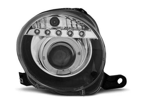 LED koplamp units, geschikt voor FIAT 500 – Black, Autos : Pièces & Accessoires, Éclairage, Envoi
