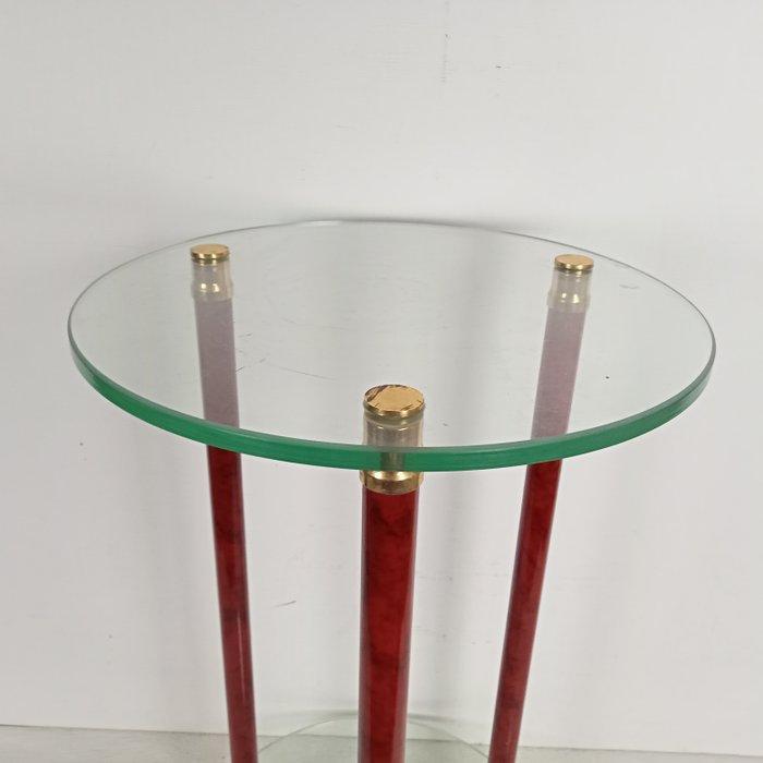 Table dappoint - Verre épais, robuste, poli. - Piëdestal /, Antiek en Kunst, Kunst | Designobjecten