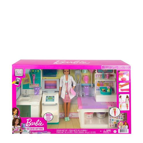 Barbie Careers Medische Speelset met Barbie - Poppenvoert..., Kinderen en Baby's, Speelgoed | Knuffels en Pluche, Nieuw, Verzenden