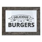 Whiteboard Vintage Grijs 30x40cm, Huis en Inrichting, Woonaccessoires | Memoborden, Verzenden, Nieuw