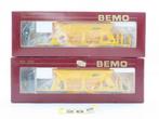 Bemo H0e, H0m - 2287 122 - Wagon de marchandises pour trains