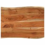 Acacia Tafelblad 90x60 cm | Retour Deal | Natuurlijke Ran..., 50 tot 100 cm, Verzenden, Nieuw, 50 tot 100 cm