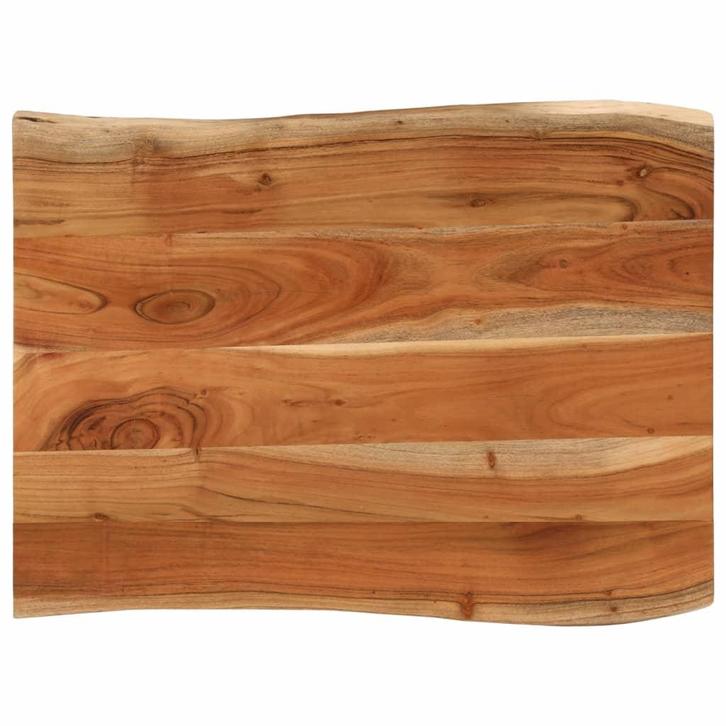 Acacia Tafelblad 90x60 cm | Retour Deal | Natuurlijke Ran..., Huis en Inrichting, Tafelonderdelen, 50 tot 100 cm, Tafelblad, 50 tot 100 cm