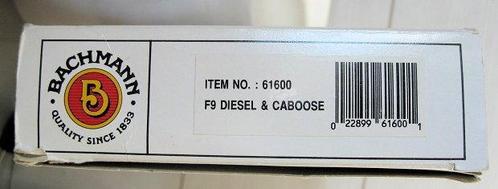 Bachmann H0 - 61600 - Ensemble de train (2) - EMD F9 + 34, Hobby en Vrije tijd, Modeltreinen | H0