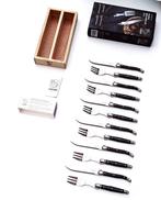 Laguiole - 12 pieces mini Cutlery set - 6x forks & 6x knives