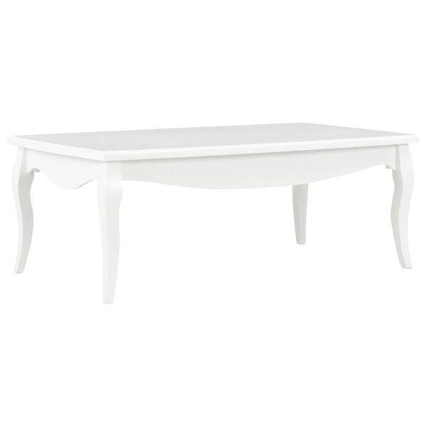 Salontafel Massief Grenen Wit | Retour Deal | -56%, Huis en Inrichting, Tafels | Salontafels, 100 tot 150 cm, Rechthoekig, Nieuw
