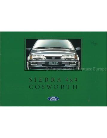 1991 FORD SIERRA COSWORTH 4X4 BROCHURE NEDERLANDS